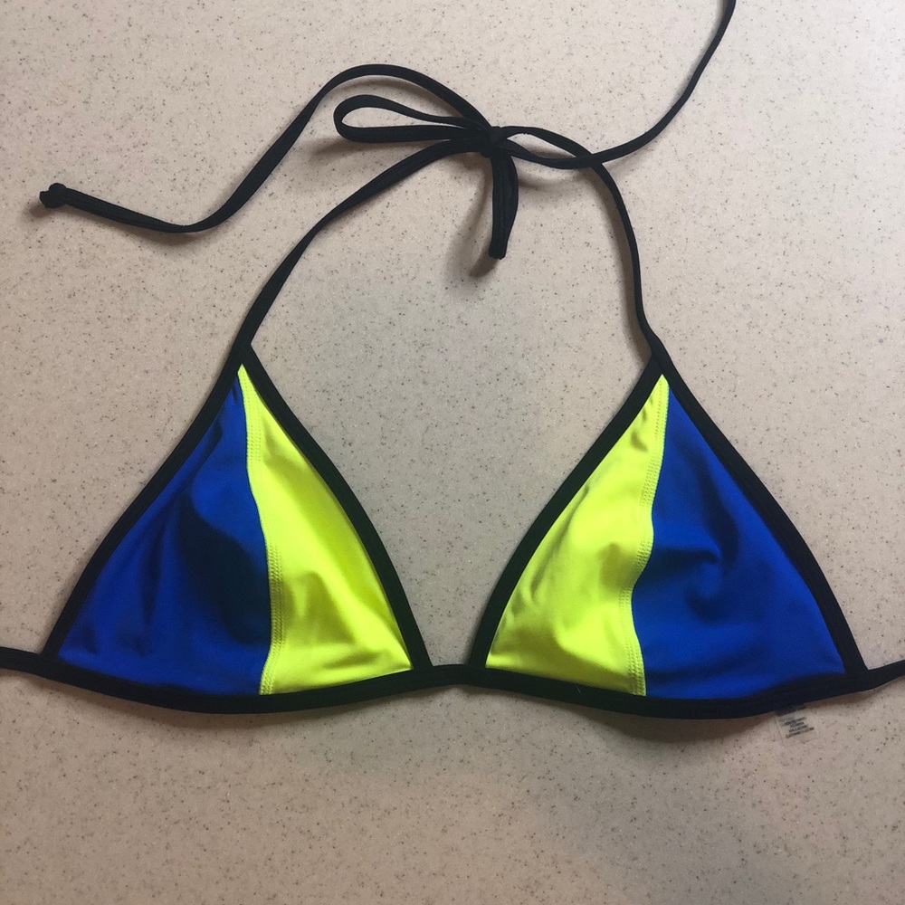Neon bikini top